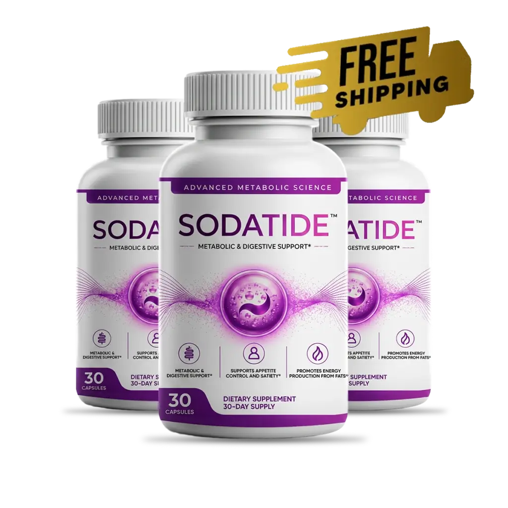 SodaTide 3 bottles